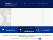 Tablet Screenshot of haustechnik-stephan.de